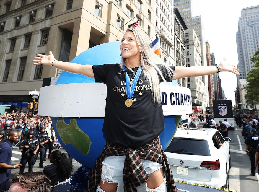 Julie Ertz, U.S. Women's Soccer Team, Ticker Tape Parade